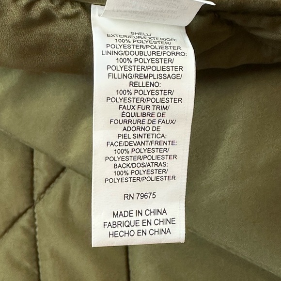 Lucky Brand Green Puffer Jacket with Quilted Design - Picture 9 of 13